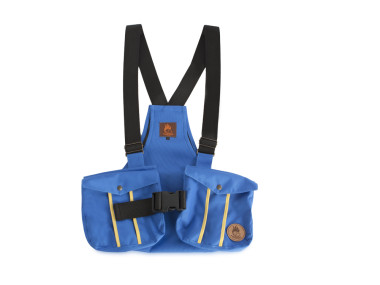 Firedog Dummy vest Trainer L blue with plastic buckle