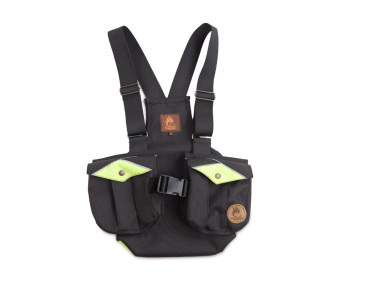 Firedog Dummy vest Trainer for children 122-128 black/neon green