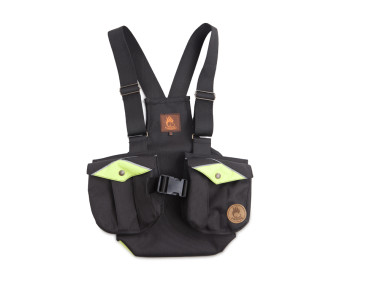Firedog Kinder Dummyweste Trainer 140-146 schwarz/neongrün