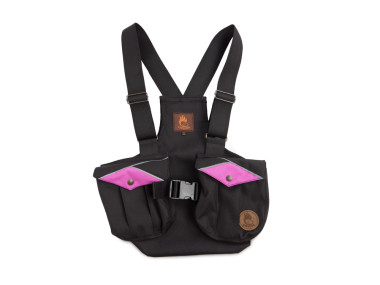 Firedog Dummy vest Trainer for children 140-146 black/pink
