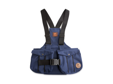 Firedog Dummy vest Trainer S navy blue with plastic buckle