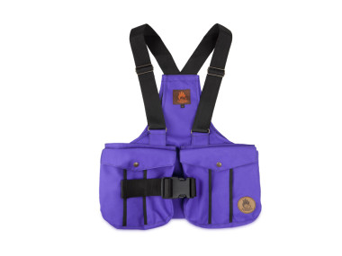 Firedog Dummy vest Trainer M violet with plastic buckle