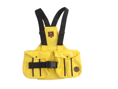 Firedog Dummy vest Trainer M yellow with plastic buckle