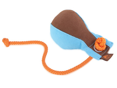 Firedog Dummyball Marking 150 g braun/baby blau