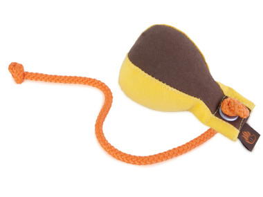 Firedog Dummyball marking 150 g brown/yellow