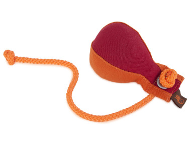 Firedog Dummyball Marking 150 g weinrot/orange