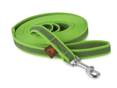 Firedog Grip dog leash 20 mm 1,2 m with handle neon green