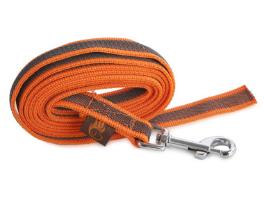 Firedog Grip dog leash 20 mm 2 m without handle orange