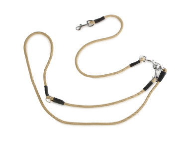 Firedog Umhängeleine 8 mm L 265 cm klassischer Karabiner beige 