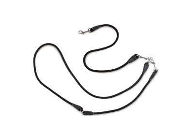 Firedog Hunting leash 8 mm M 230 cm classic snap hook black