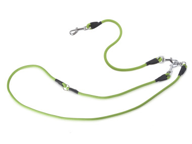 Firedog Umhängeleine 8 mm L 265 cm klassischer Karabiner hellgrün