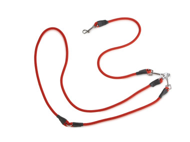 Firedog Umhängeleine 8 mm L 265 cm klassischer Karabiner rot