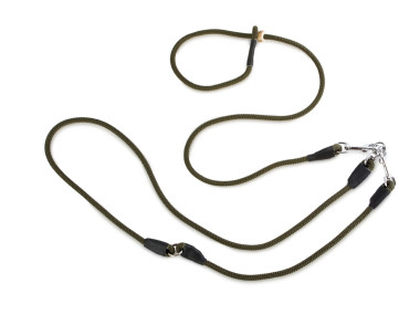 Firedog Hunting leash 8 mm S 255 cm moxon khaki