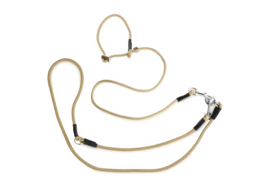 Firedog Poľovné vodítko s dvojitým dorazom 8 mm M 295 cm moxon béžové