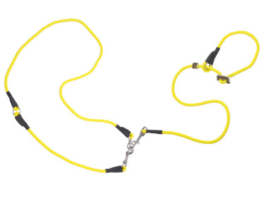 Firedog Hunting leash 8 mm S 255 cm moxon with double hornstop neon yellow