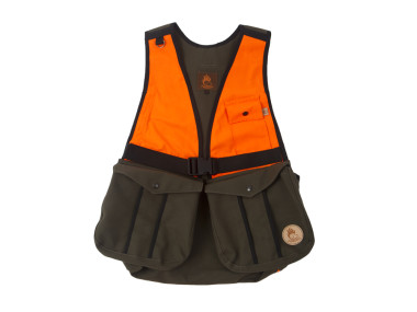 Firedog Hunting vest XS canvas khaki/orange