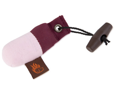Firedog Keychain minidummy bordeaux/pink 
