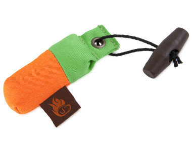 Firedog Schlüsselanhänger Minidummy hellgrün/orange