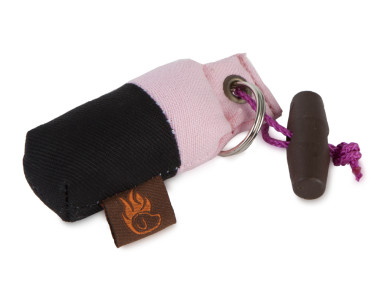 Firedog Keychain minidummy pink/black