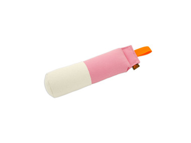 Firedog Lite dummy marking mit kurzer Schlaufe groß rosa/weiß