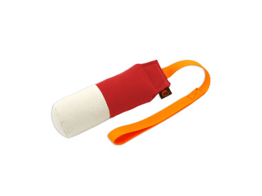 Firedog Lite dummy marking mit langer Schlaufe klein rot/weiß