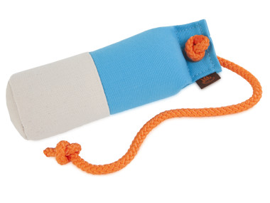 Firedog Long-throw Dummy Marking 250 g baby blau/weiß