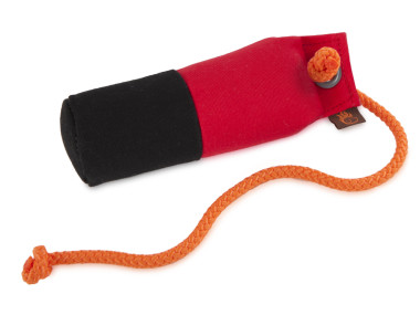 Firedog Long-throw Dummy Marking 250 g rot/schwarz