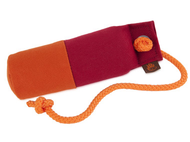 Firedog Long-throw Dummy Marking 250 g weinrot/orange