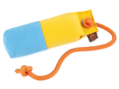 Firedog Long-throw Dummy Marking 250 g gelb/baby blau