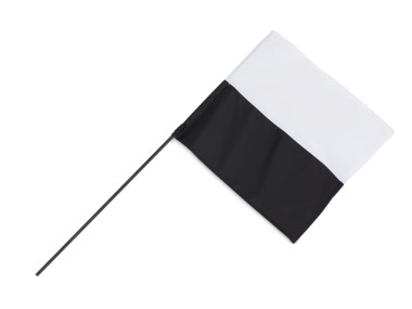 Firedog Marking flag black/white 1 pc.