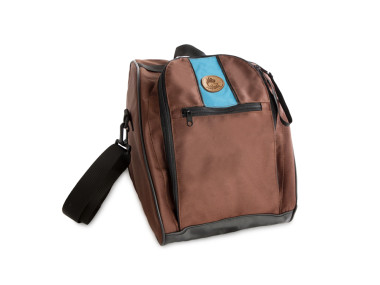 Firedog Schuhtasche braun/baby blau
