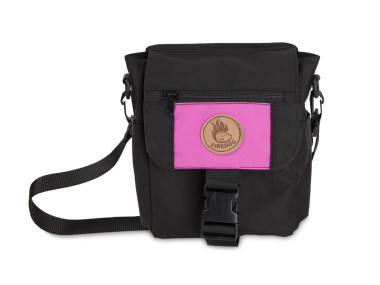 Firedog Mini Dummytasche DeLuxe schwarz/pink