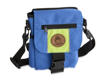Firedog Mini Dummy bag DeLuxe for children blue/neon green