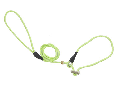 Firedog Moxon leash Classic 6 mm 150 cm lime green with double hornstop