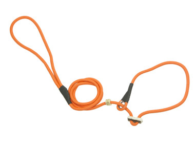 Firedog Moxonleine Classic 6 mm 130 cm leuchtend orange mit Zugbegrenzung
