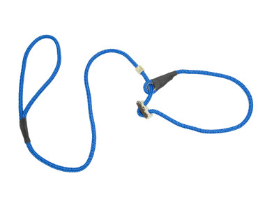 Firedog Moxon leash Classic 8 mm 130 cm cobalt blue with double hornstop