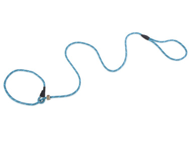 Firedog Moxon leash Profi 6 mm 130 cm aqua blue/black