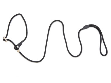 Firedog Moxonleine Profi 6 mm 150 cm schwarz mit Zugbegrenzung