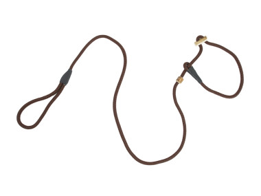 Firedog Moxon leash Classic 8 mm 130 cm brown with double hornstop