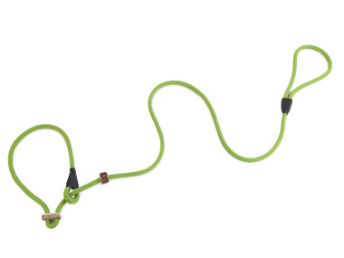 Firedog Moxon leash Profi 8 mm 130 cm light green with double hornstop
