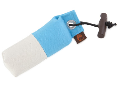 Firedog Pocket Dummy Marking 150 g baby blau/weiß