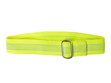 Firedog Safety elastic collar velcro 30 mm 35 cm neon yellow