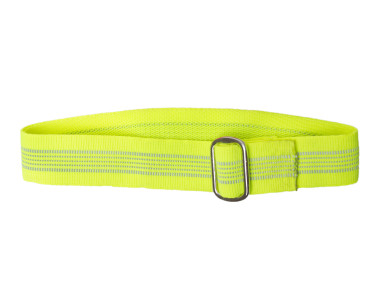 Firedog Signalhalsband elastisch mit Klettverschluß 30 mm 35 cm neongelb