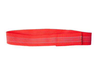 Firedog Safety elastic collar velcro 30 mm 35 cm neon orange