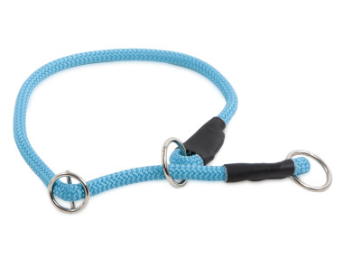 Firedog Slip collar 8 mm 40 cm aqua blau
