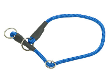 Firedog Slip collar 8 mm 35 cm cobalt blue