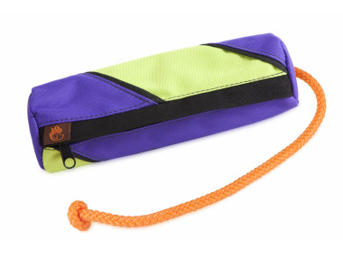 Firedog Snack dummy veľký fialový/neónovozelený