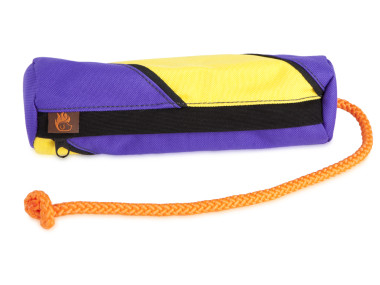 Firedog Snack dummy veľký fialový/žltý