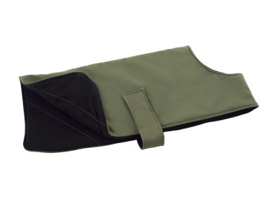Firedog Softshell Dog Jacket PetWalk khaki/black 65 cm L 