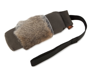 Firedog Speedy Dummy 500 g khaki mit Kaninchenfellring